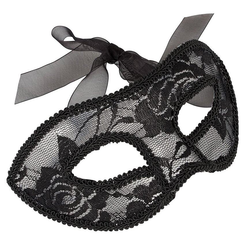 Mască Elegantă Cottelli Collection Negru