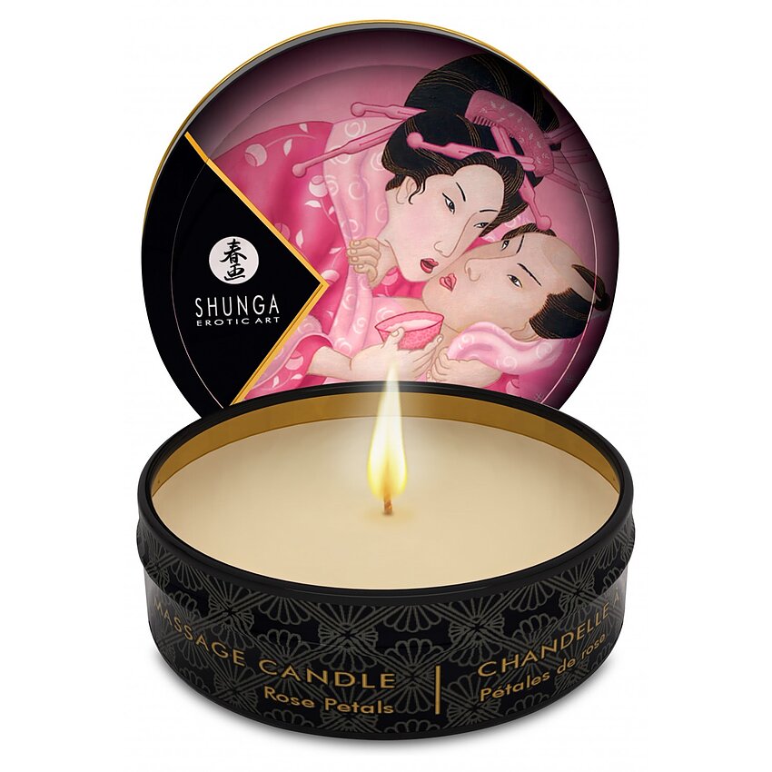 Lumânare Masaj Shunga Petale Trandafir