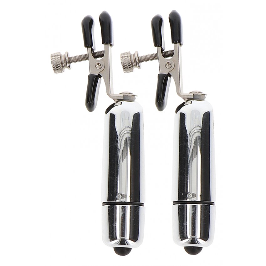 Cleme Ajustabile cu Vibrații Argintiu