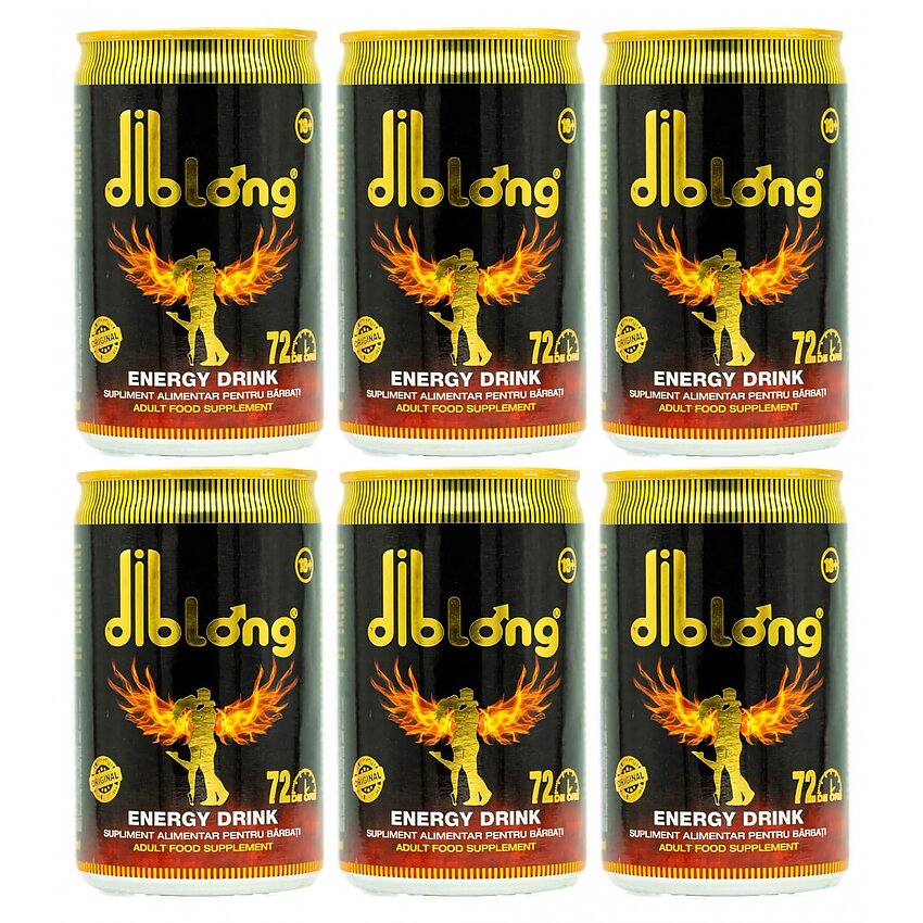 Set 6 x Băutură Energizantă Cu Ginseng Diblong 150ml