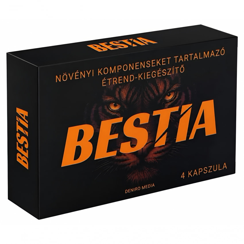 Bestia – 4 Capsule Naturale Pentru Potență, Vitalitate