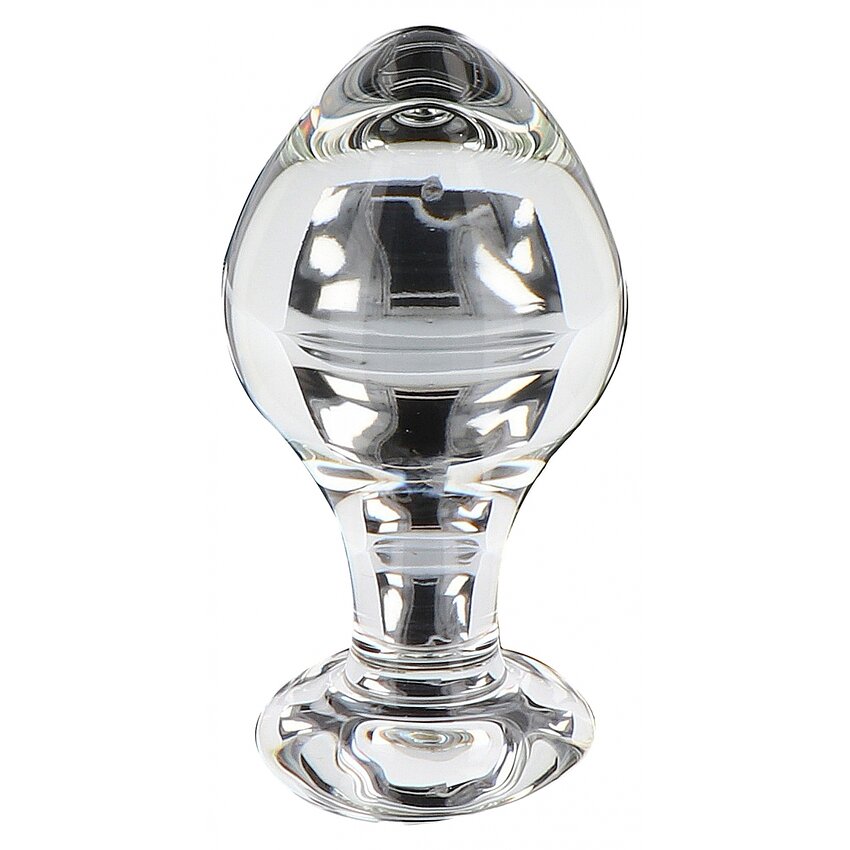 Brilliant Star – Plug Anal Din Sticlă TOYJOY 9x4cm Transparent