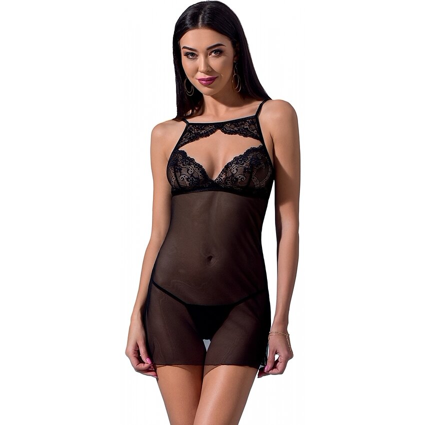 Chemise Passion Veronique Negru 2XL-3XL