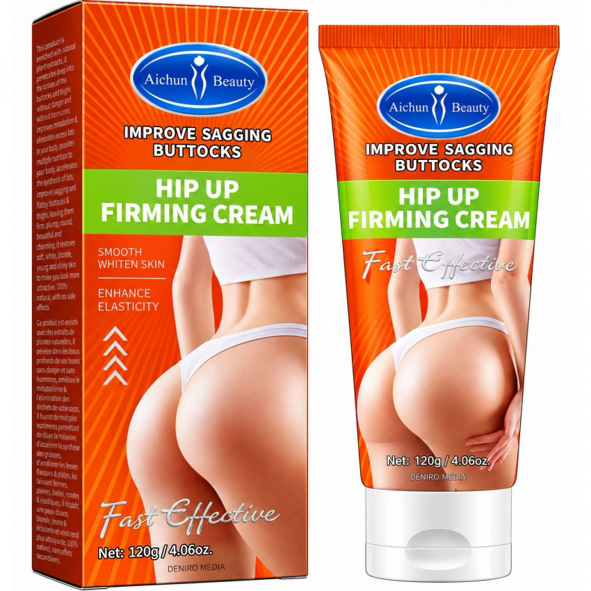 Cremă Hip Up de Fermitate și Modelare Fese Aichun Beauty 120g