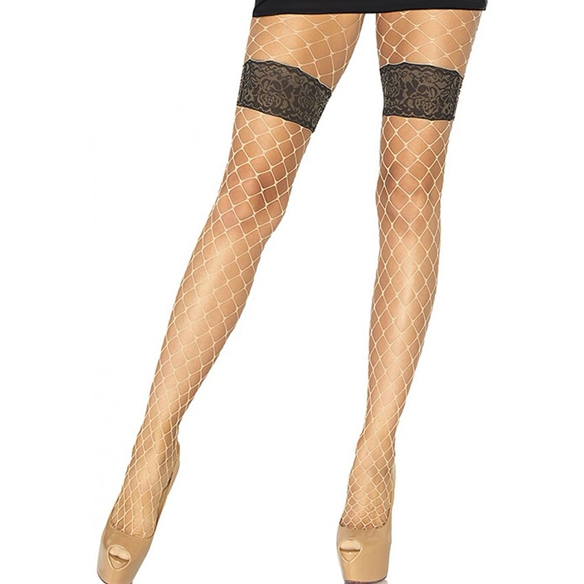 Dresuri Leg Avenue Diamond Net Bej XS-L