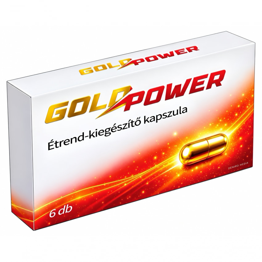 Gold Power 6 Capsule Putere Erectilă Rapidă Pills