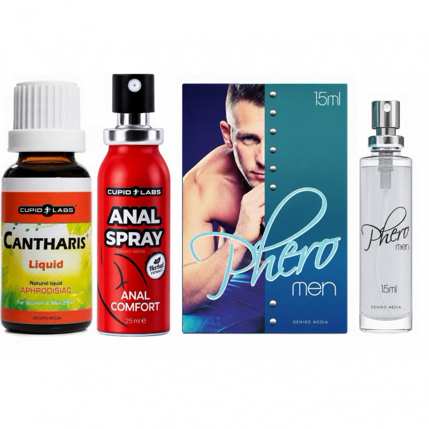Set Intens: Plăcere Totală — Spray, Picături Și Parfum
