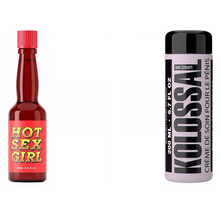 Pachet Cremă Mărire Penis Kolossal 200ml + Afrodisiac Hot Sex Girl 20ml