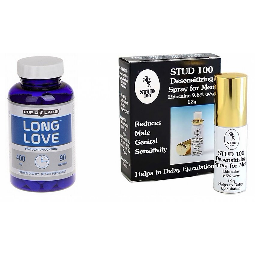 Pachet Spray Stud 100 Și Pastile Long Love