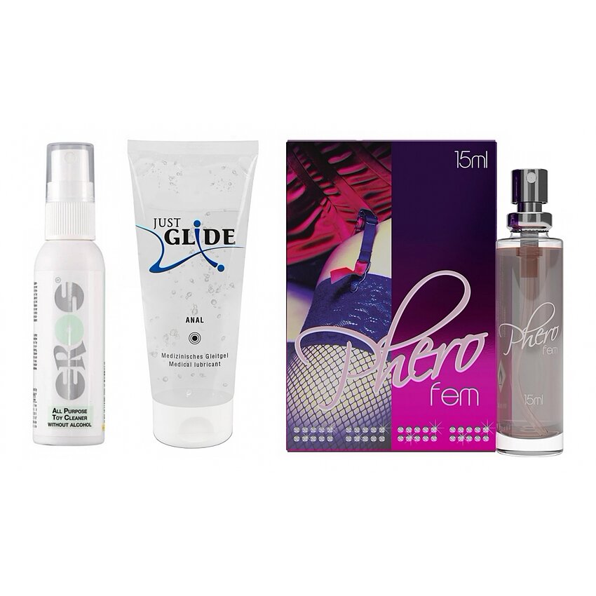 Kit Seducție Intensă: Atracție, Alunecare, Igienă