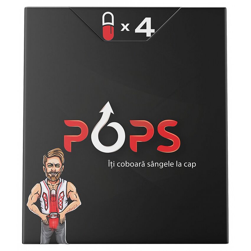 Pastile Pentru Potență xPops 4capsule