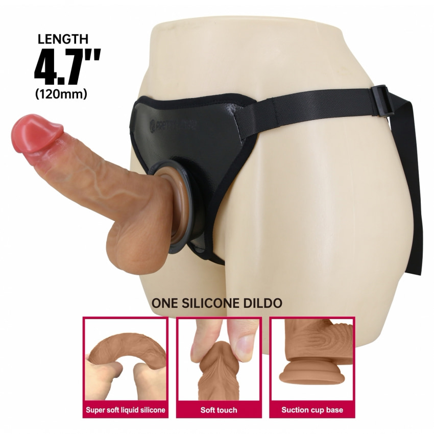 Pretty Love — Ham Strap-on Realist, Confort Elastic