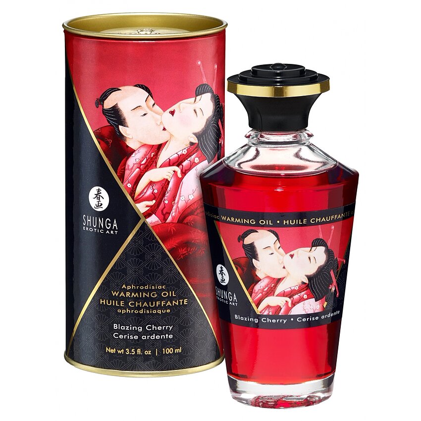 Ulei Masaj Shunga Aphrodisiac Warming Cireșe 100ml