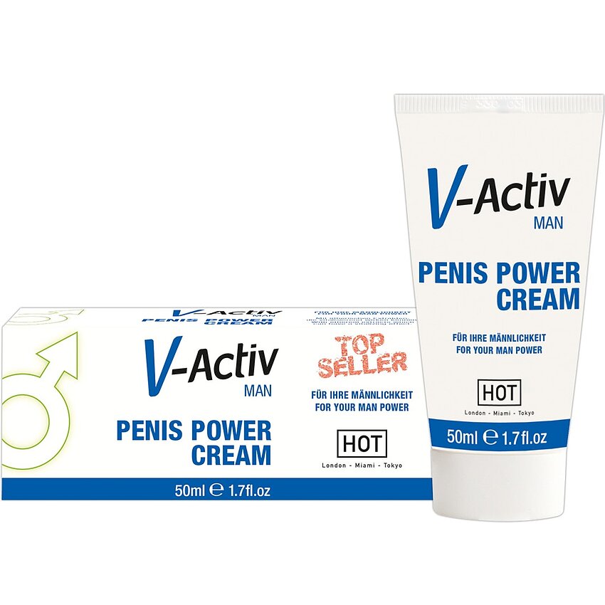 Erecție Prelungită Cremă V-Activ Penis Power 50ml