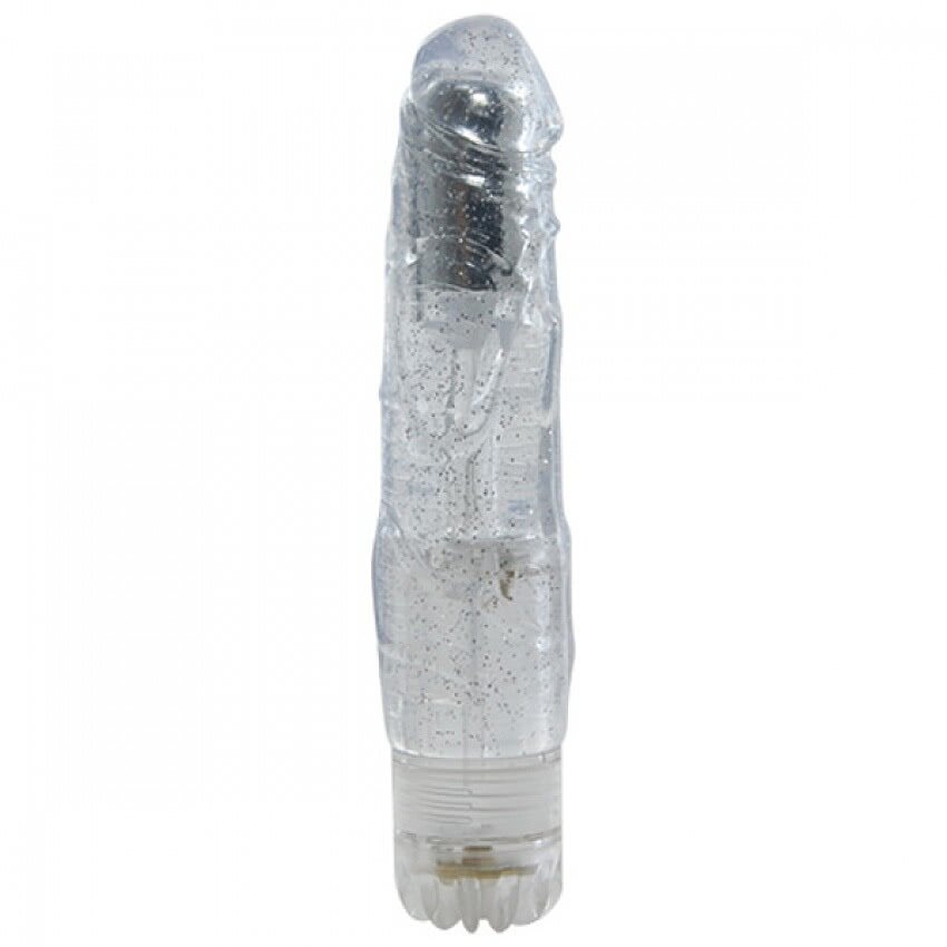 Vibrator Jelly Crushy Glitter Transparent