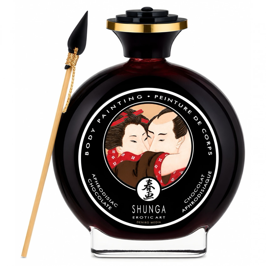 Vopsea Comestibilă Shunga Body Ciocolată 100ml